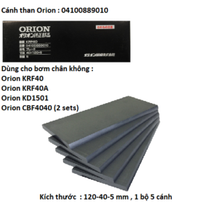 Cánh than bơm hút chân không khô Orion cho bơm CBF4040 04100889010