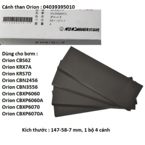 Cánh than bơm hút chân không khô Orion cho bơm CBX62 / CBX62A 04039395010