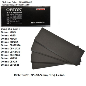 Cánh than bơm hút chân không khô Orion cho bơm KRX5-SS 04100888010