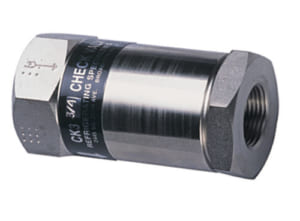 Van 1 chiều hút chân không Inox dạng ren 21mm